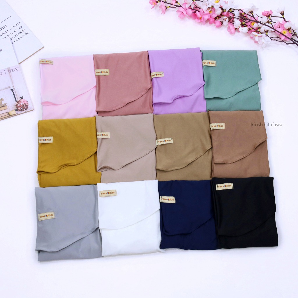 SUPER DEAL PASHMINA INSTANT ANAK UK 4-12 TAHUN / JILBAB ANAK PEREMPUAN BERGO PASHMINA KERUDUNG