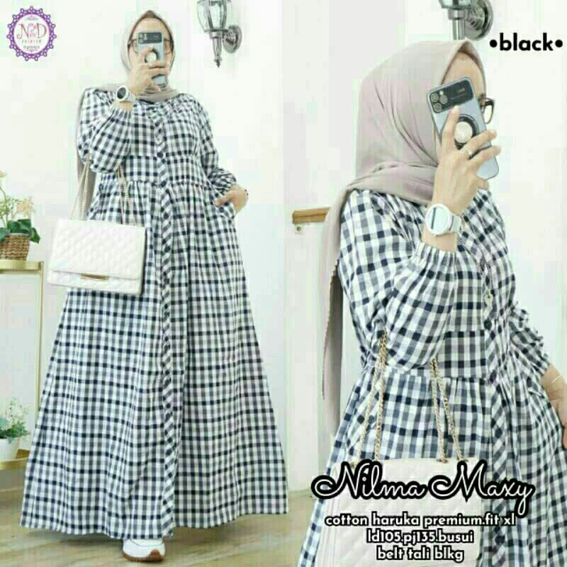 NILMA MAXY MOTIF GARIS KOTAK KECIL
