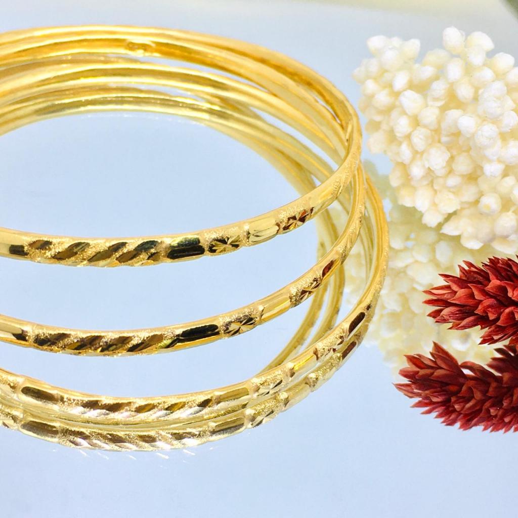 Gelang Emas Keroncong Sparkle 375/8K