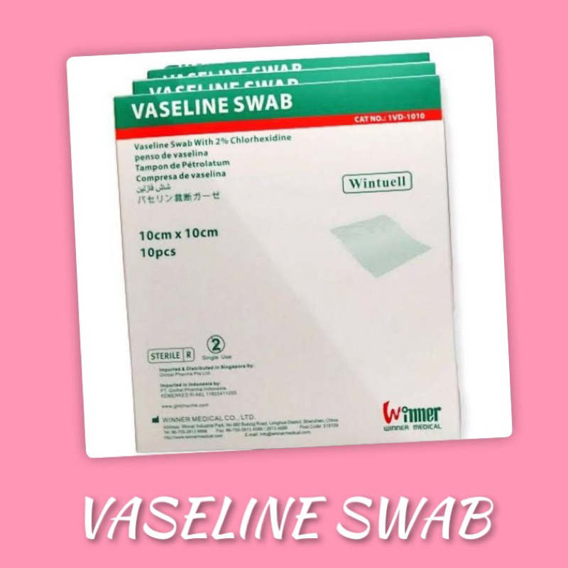 VASELINE SWAB WINNER PER BOX