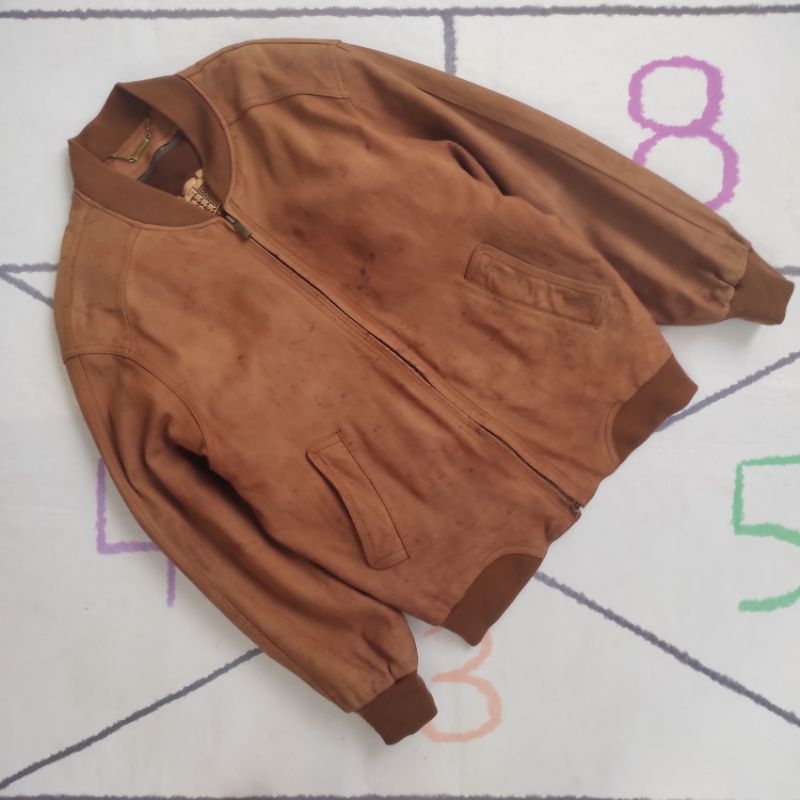 jacket bomber leather ventira VTG
