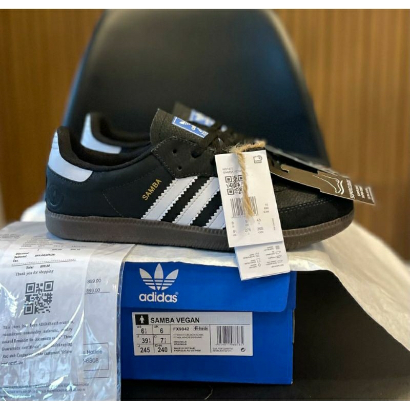 (Barcode tembus) Sepatu Adidas Samba Prem Original BNIB/Sepatu Adidas Pria/Sepatu Adidas Hitam