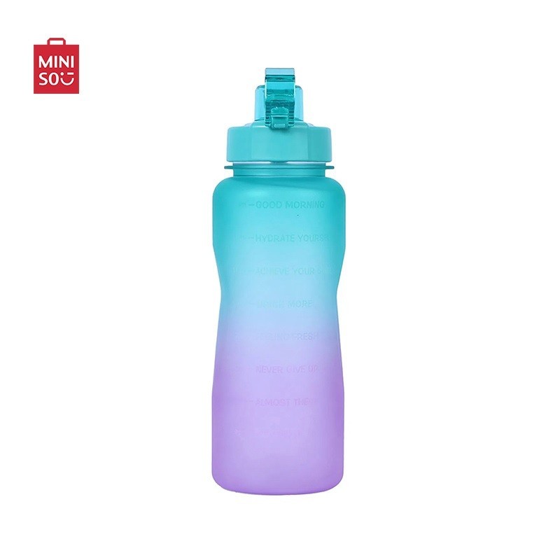 MINISO Botol Minum LD1631 LD1925 Tumbler 2Liter botol minum with Handle - LD1631 Hijau