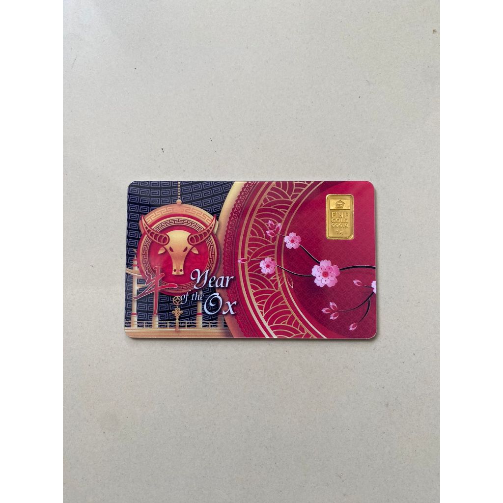 Emas Antam LM Gift Series Year of The OX - 1 gr