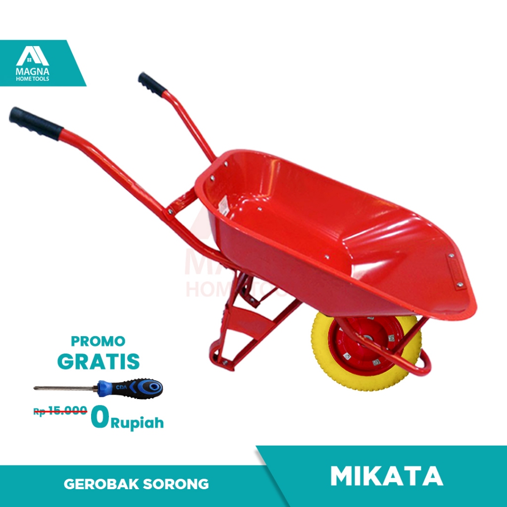 GEROBAK PASIR SORONG BANGUNAN MURAH MERK MIKATA ARKO/ARCO [BAN MATI]