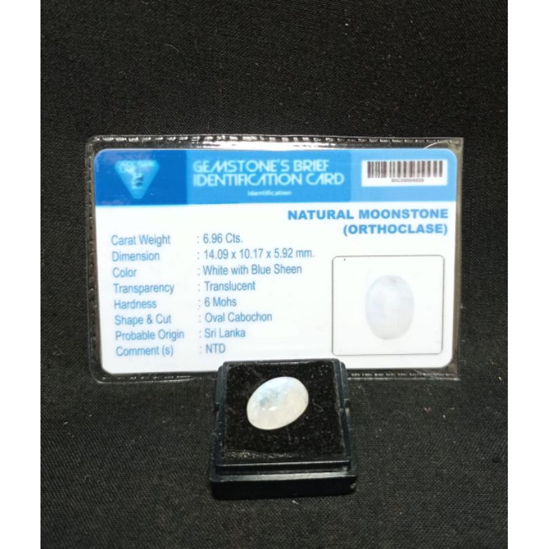 BARU BIDURI BULAN MOONSTONE ORIGINAL SRILANKA BERSERTIFIKAT