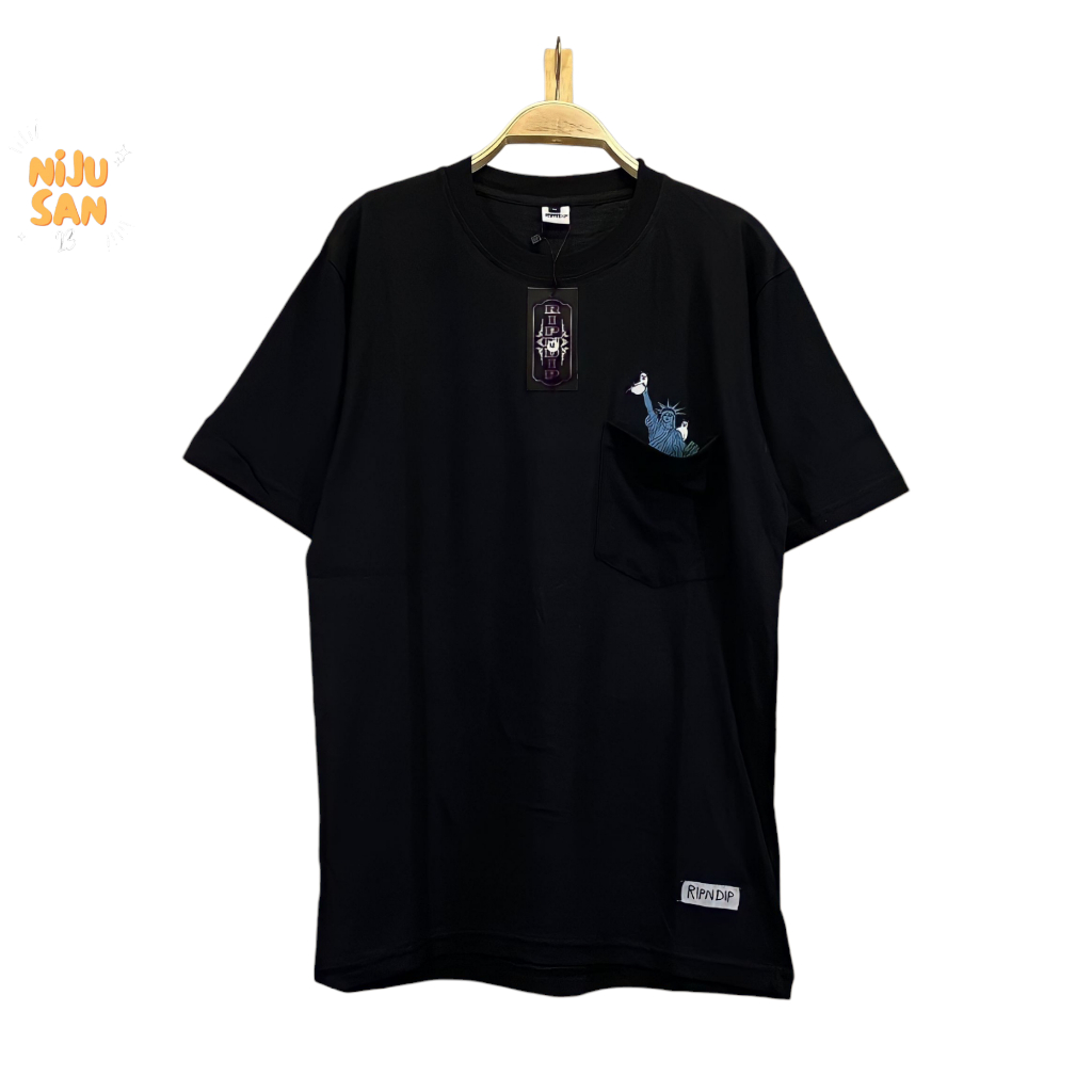 KAOS RIPNDIP PREMIUM MIRROR FULL TAG | TSHIRT HYPEBEAST RIPNDIP MIRROR 1:1 ORIGINAL | KAOS DISTRO PR