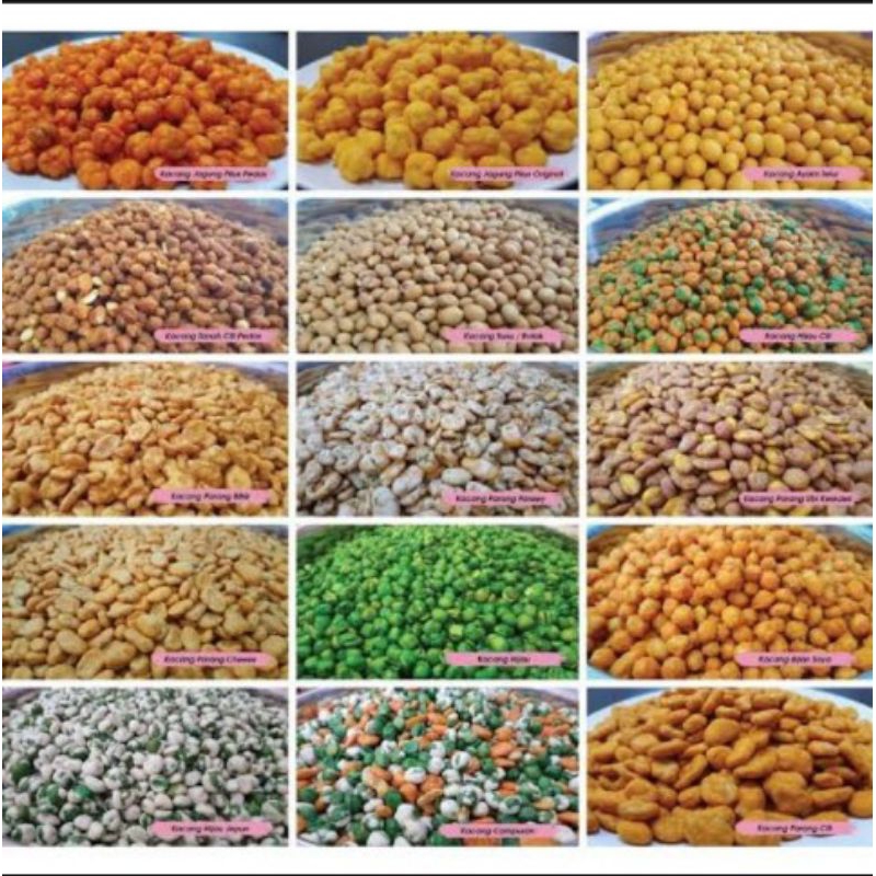 

Serba Kacang/Camilan kacang varian Rasa