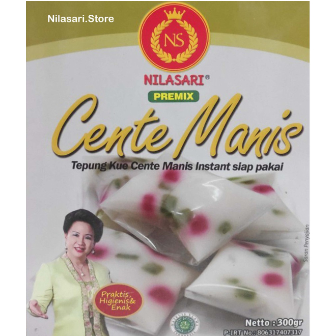 

Tepung Cente Manis Premix Nilasari 300gr