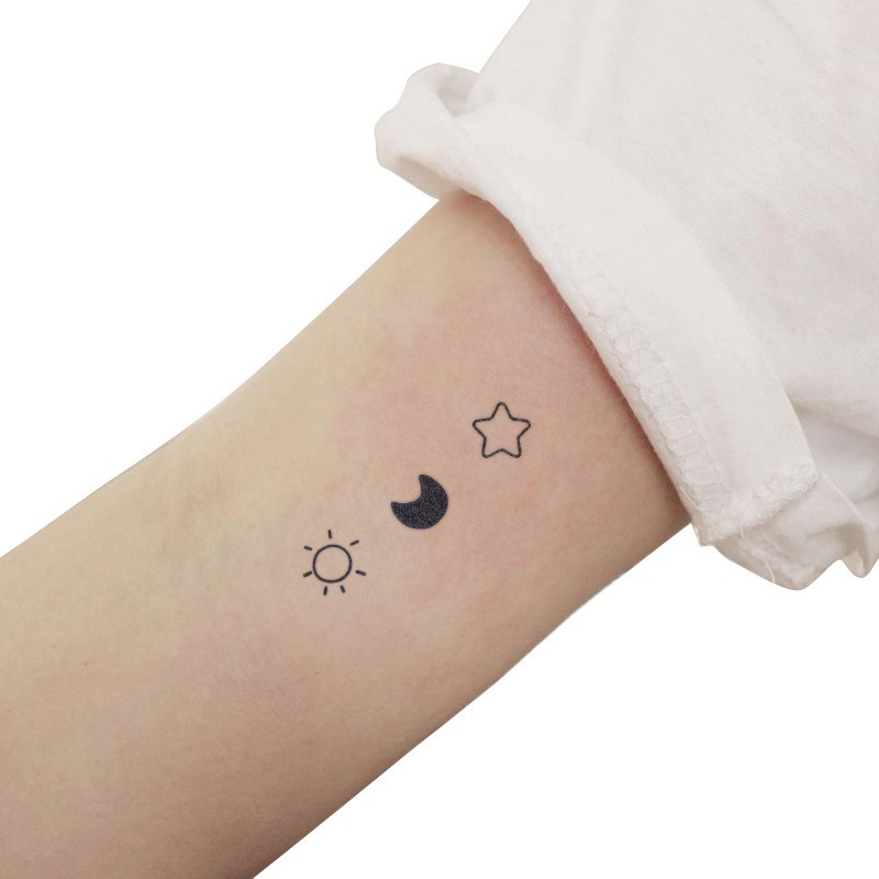Sticker Tato Kecil Aesthetic Tato Temporer Temporary Tattoos