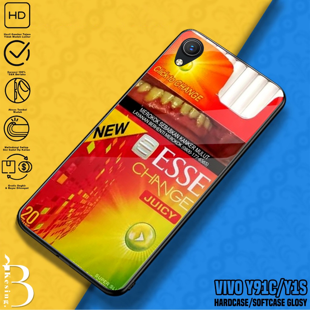Case VIVO Y91C / Y1S - Casing VIVO Y91C / Y1S Motif ESS - Silikon Hp VIVO Y91C - Softcase Hp - Kondo