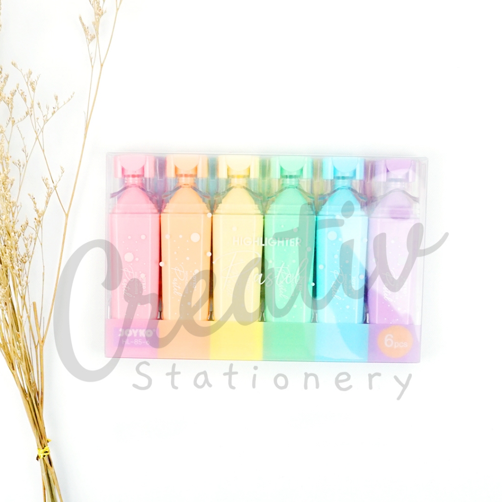 

JOYKO Highlighter Pastel Set Penanda Berwarna Hl-85 6 Warna