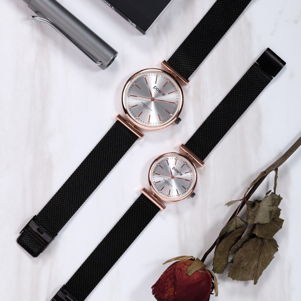 WTT Jam Tangan Pria POSITIF 7024 Sporty Rantai Pasir Jam Original