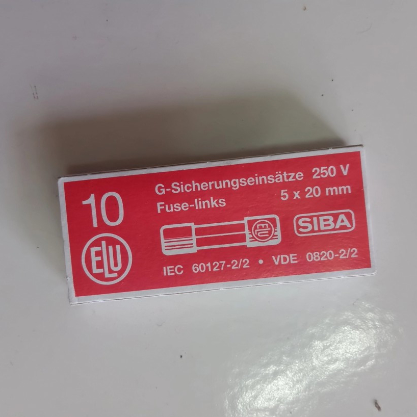 Fuse kaca 5x20 500mA 0,5A 250V F500MAL250V Fast acting Siba 7000134 Fuse kaca 5x20 500mA 0,5A 250V F