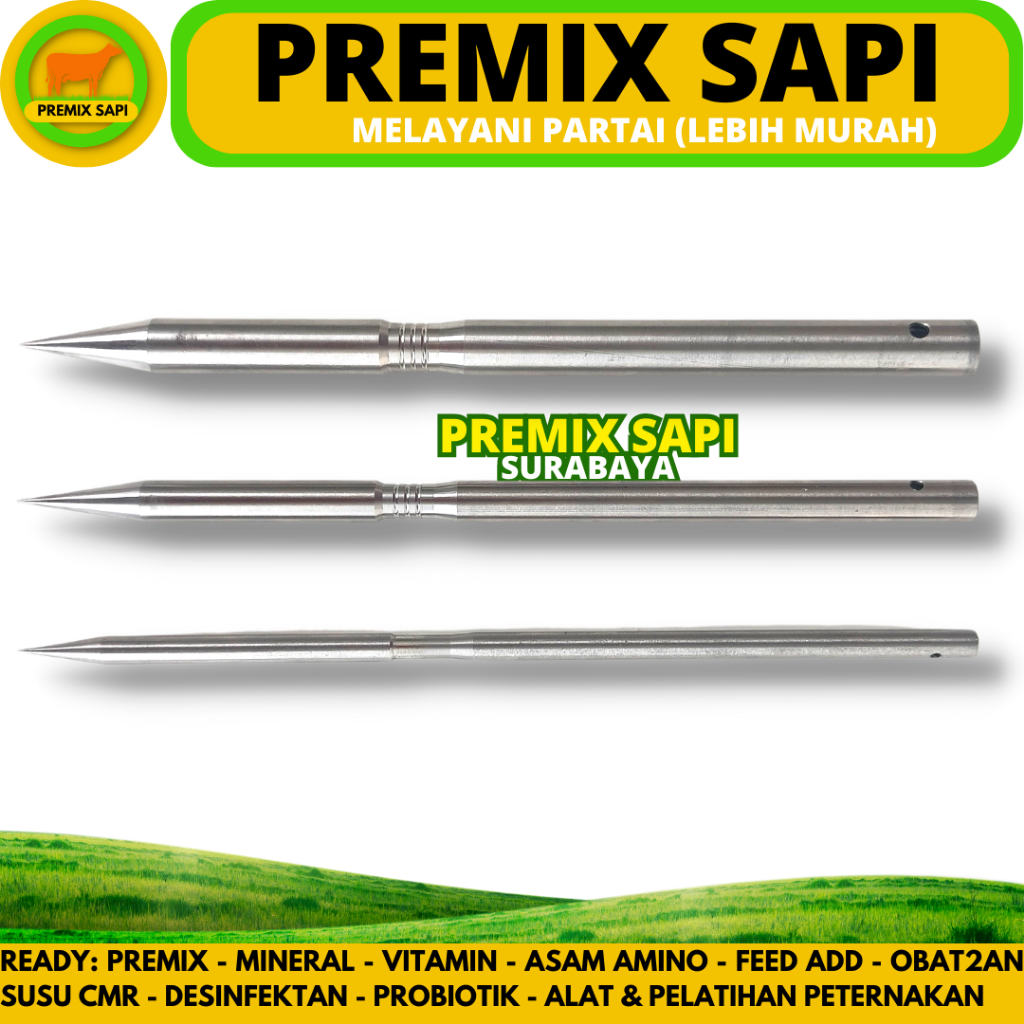 Jarum Tindik Hidung Stainless Hewan Ternak Sapi Kerbau dll - Tindik Hidung Sapi - Tindik Hidung Kerb