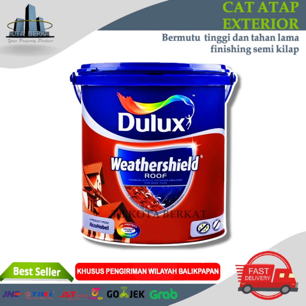 DULUX WEATHERSHIELD ROOF/ CAT DULUX UNTUK ATAP 2.5L