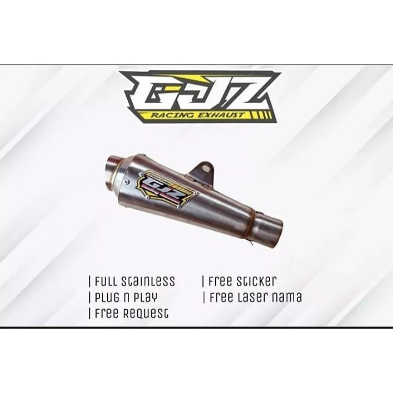 Slincer Gjz Racing Exhaust Original Pantera Kompetisi Diamon