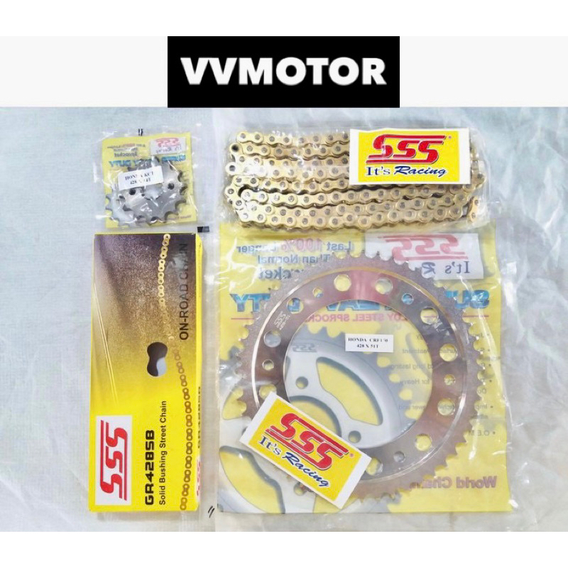 KOMPLET SEPAKET GEAR SET SSS CRF 150 FULL SET ORI SSS