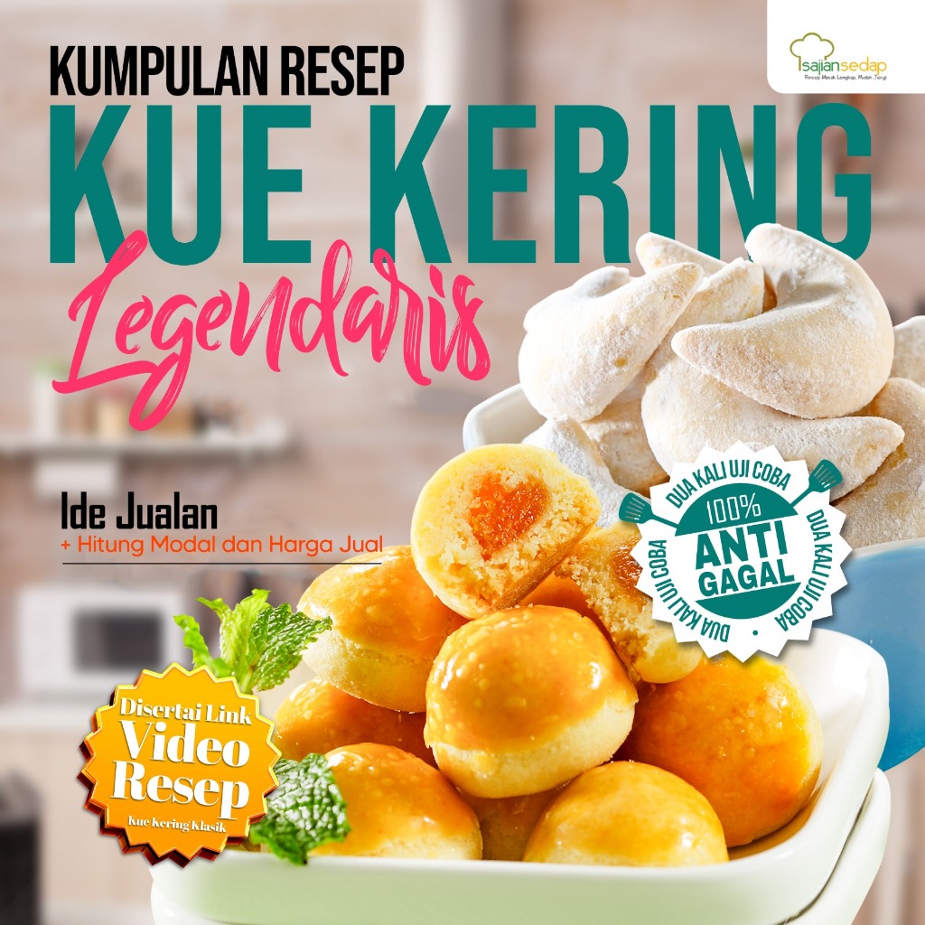 Majalah Sajian Sedap Edisi Koleksi "Kumpulan Kue Kering Legendaris" PreOrder