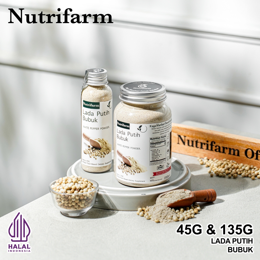 

NUTRIFARM LADA PUTIH BUBUK 45 GR 135 GR