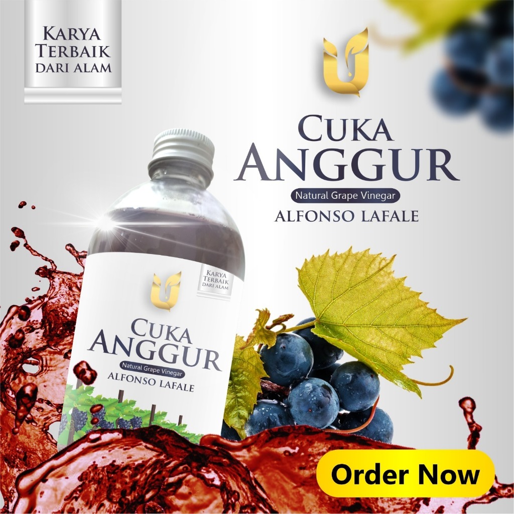 

CUKA ANGGUR 320ml Natural Grape Vinegar Lafonso Lavalle