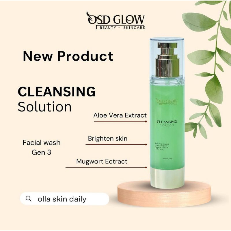 OSD Glow - Sabun Glowing, Glow Up Brightening, Serum Booster, Acne Totol, Cream Siang Malem