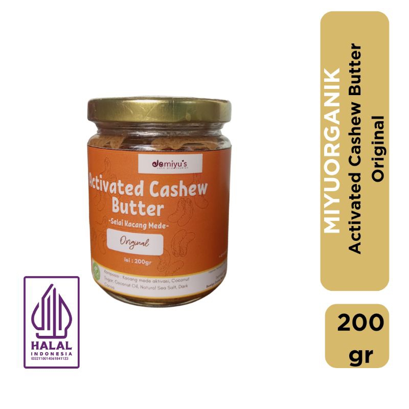 

ACTIVATED CASHEW BUTTER ORIGINAL 200GR