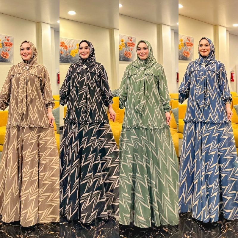 Arumi dress set voal original Denayyira