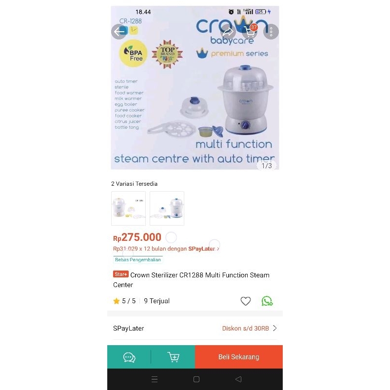crown babycare multifunction
