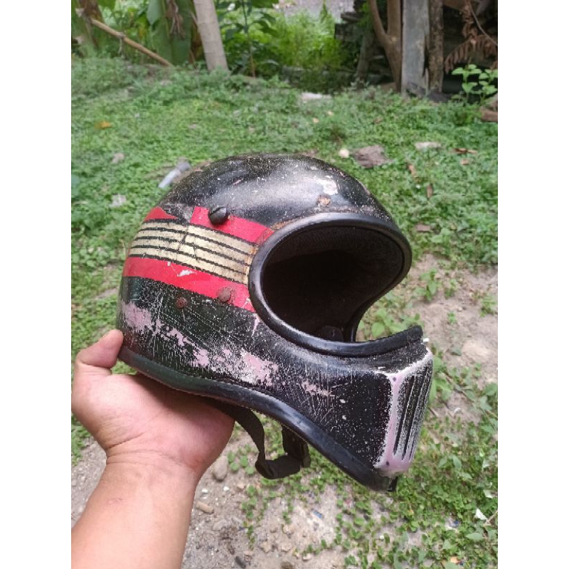 helm full face jadul klasik retro