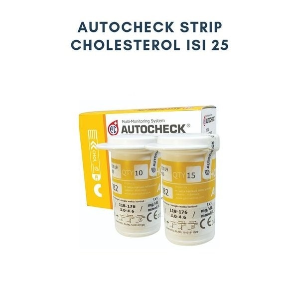 Strip Kolestrol Autocheck Cholestrol Isi 25 Strip Kolestrol