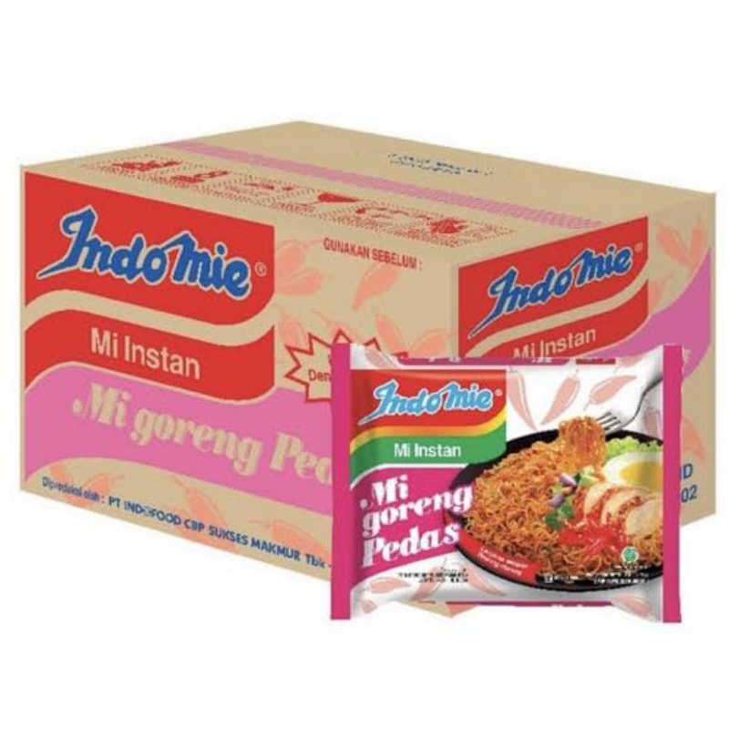 

indomie goreng pedas 1 dus isi 40pcs