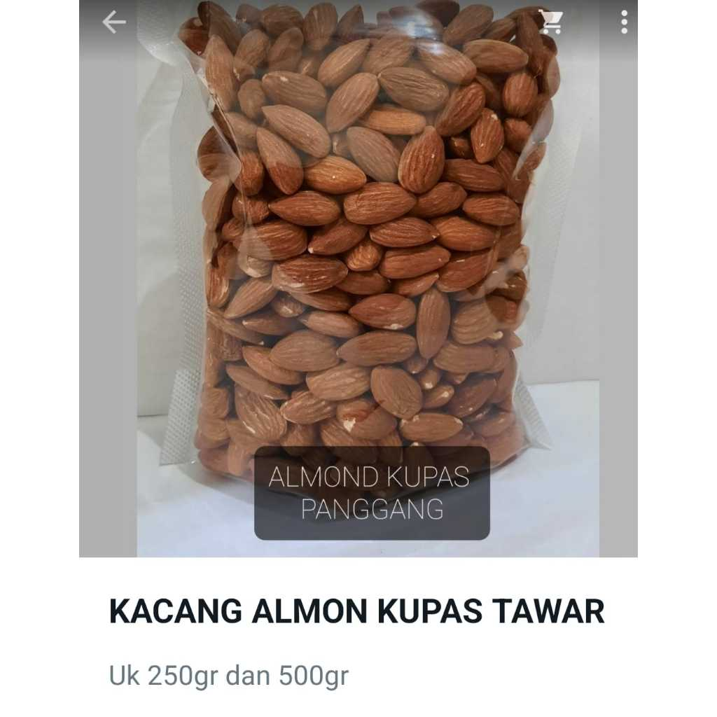 

Kacang Almond Panggang Mahameru