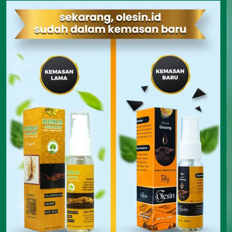 OLESIN ID ORIGINAL MINYAK GINSENG OLESIN ID BANTU ATASI BENJOLAN