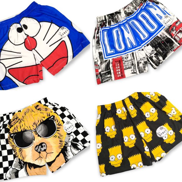 Terlaku BOXER PRIA  BOXER GAMBAR KARAKTER  BOXER KARAKTER  BOXER PREMIUM  CELANA PENDEK PRIA  BOXER 