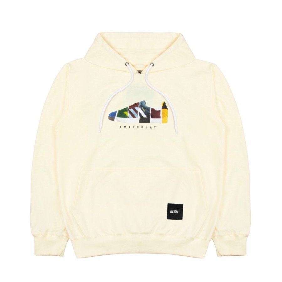 HOOLIGANS Hoodie Rasgado Broken Cream