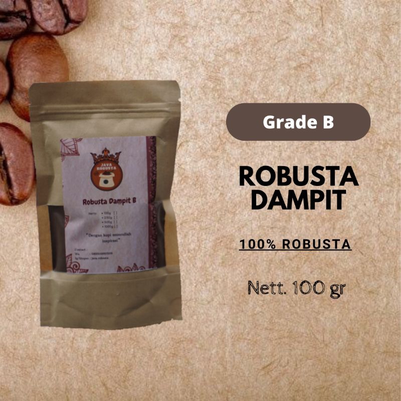 

Bubuk Kopi Robusta Dampit B 100gr || Harga Ekonomis Rasa Maksimalis