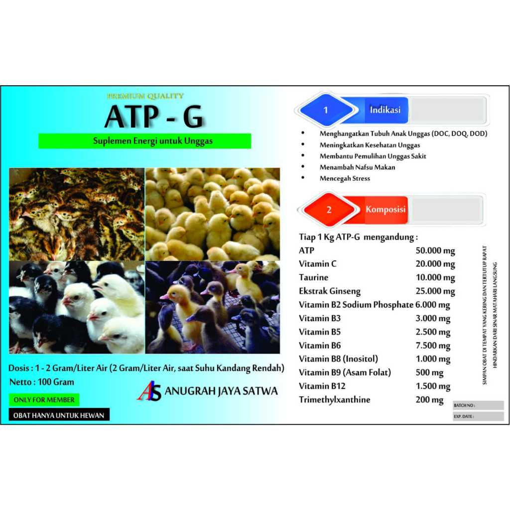 ATP-G Suplemen Energi Unggas