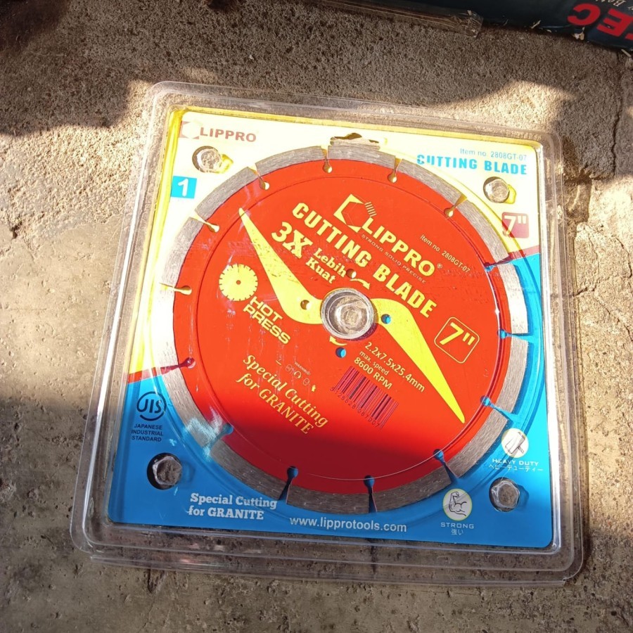 MATA POTONG GRANIT 7" Mata potong keramik 7inch lippro