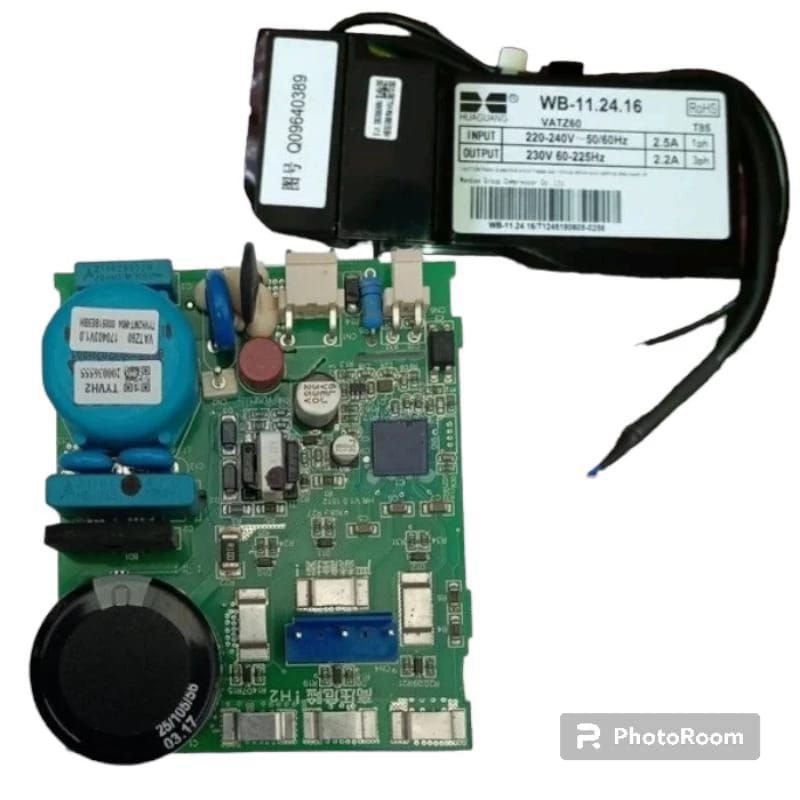 modul PCB kulkas Aqua inverter WB-11.24.16 original