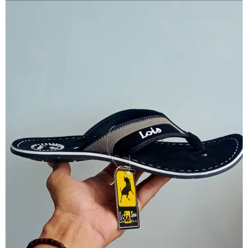 Sandal Jepit Lois Kulit Suede Pria Dewasa Sandal Jepit Berkualits Sandal Jepit Trendy Highclas