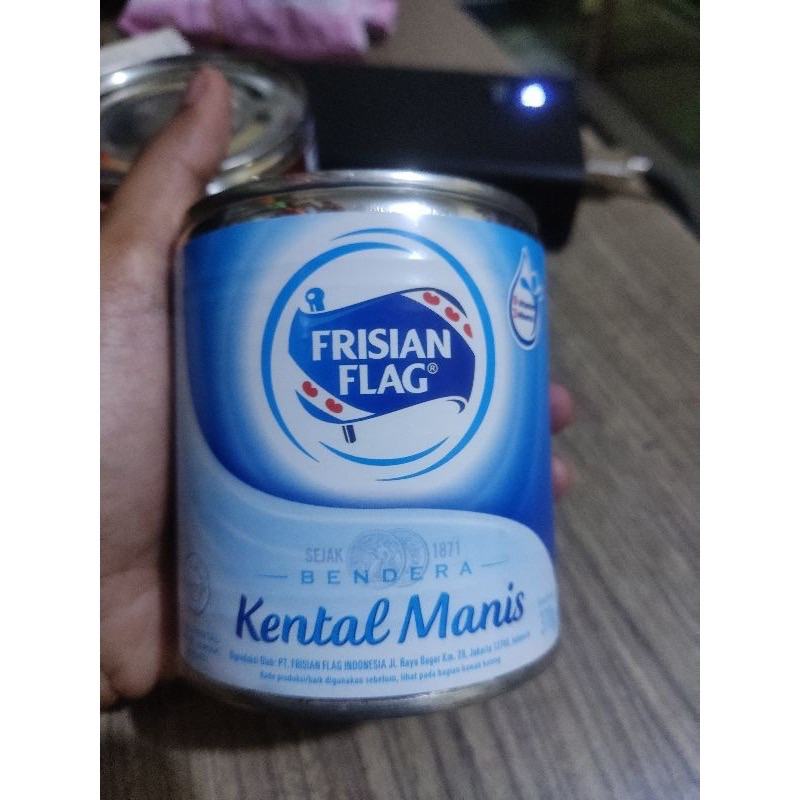 

susu bendera frisian flag kaleng 370gr/490