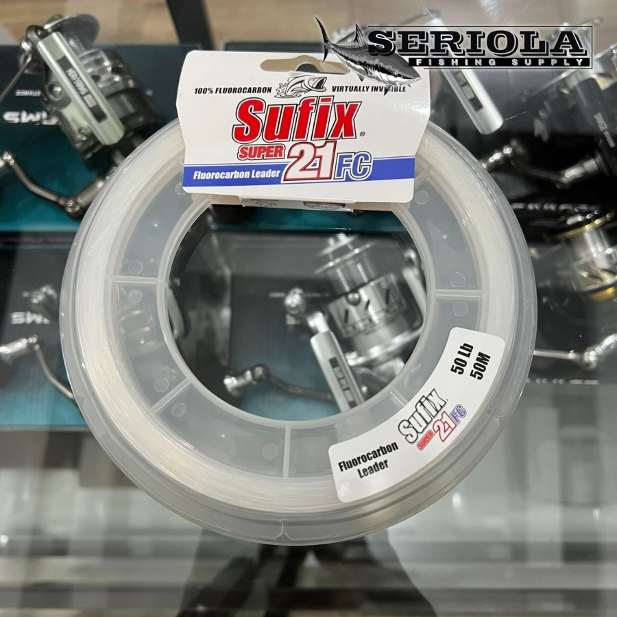 LEADER SUFIX SUPER 21FC CLEAR 50M 50lb