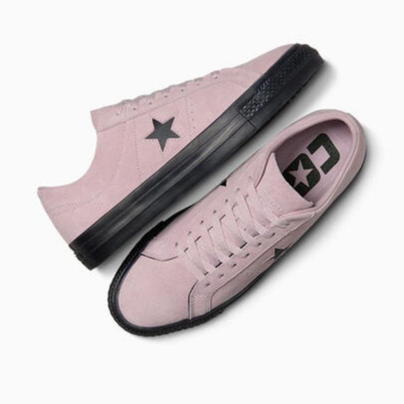 Sepatu Converse One Star pro suede ox Phantom Violet / Black Pink series A05318C