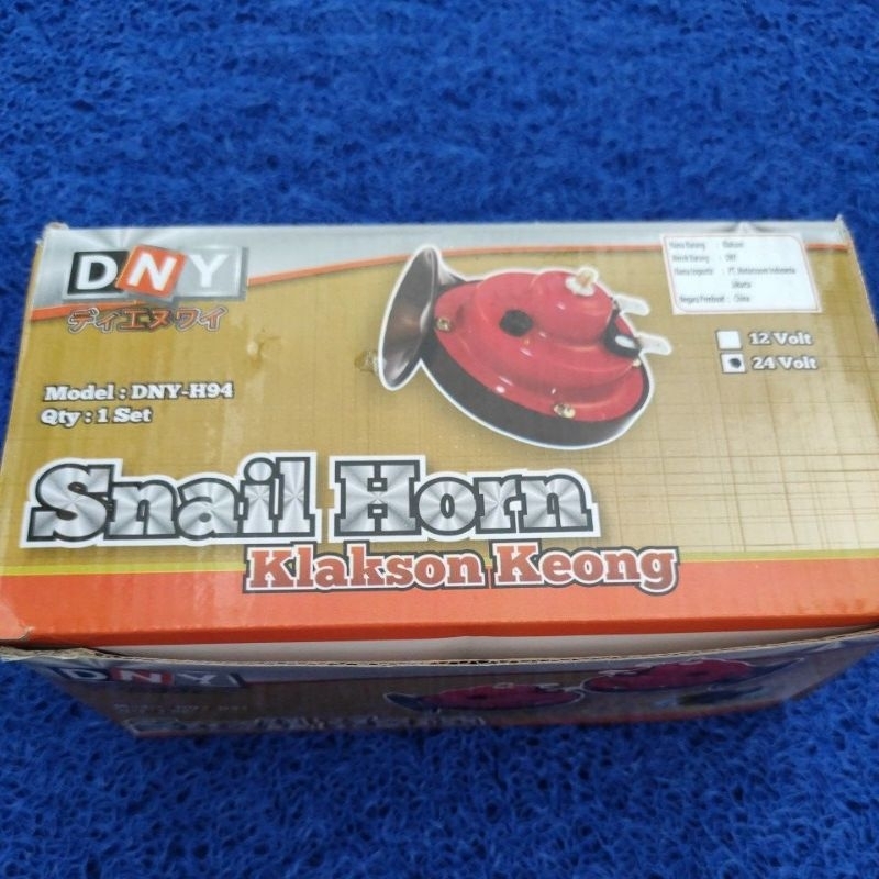 klakson keong truk 24 volt set relay