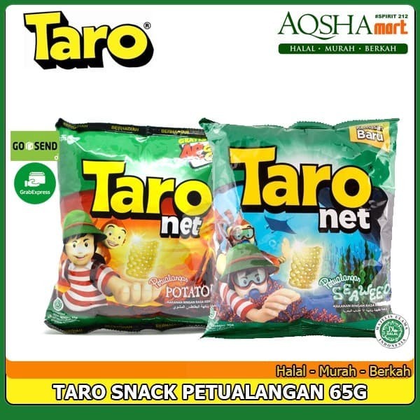 

SNACK TARO NET PETUALANGAN POTATO BBQ SEAWEED MAKANAN RINGAN 65G