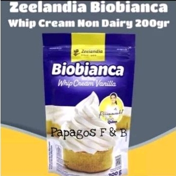 

Biobianca Non Diary Whip Cream Vanila 200 gr / gram