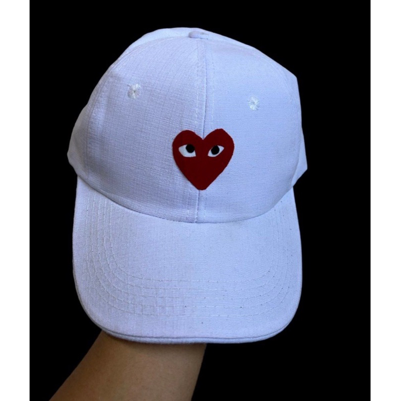 topi play cdg putih co*me des ga*cons