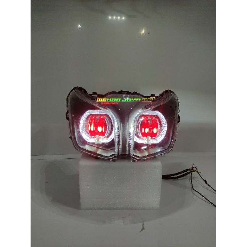 MIKA REFLEKTOR LAMPU DEPAN LED JUPITER Z1 FI INJEKSI