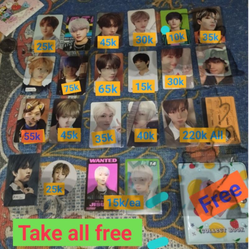 [ BACA DESKRIPSI ] PC JISUNG WY MFAL SANRIO GLIMO LEMONILO FCMM SOMETHING BOOM TAKE ALL